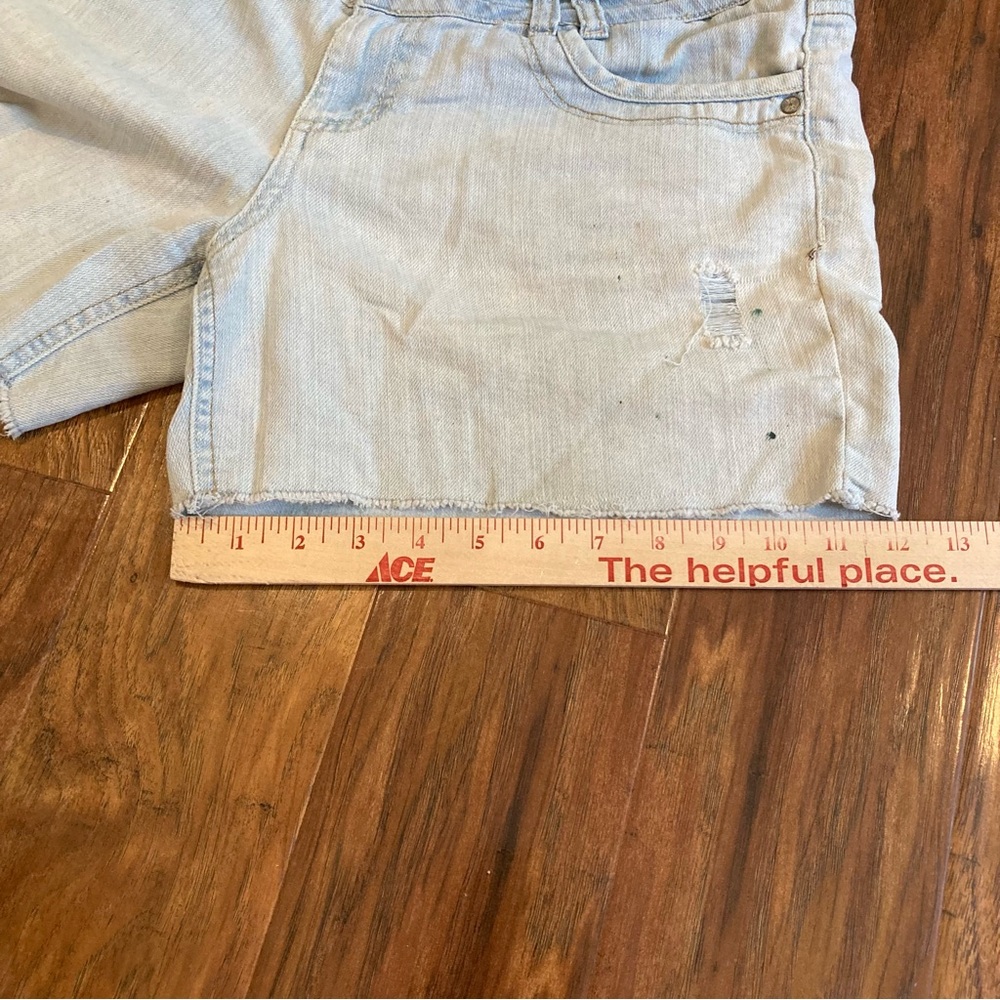 Vintage Women’s Lei Denim Distressed Cutoff Shorts, Size 11 - Picture 10 of 10